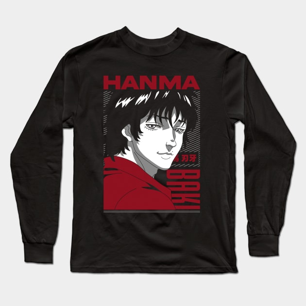 Baki Hanma Long Sleeve T-Shirt by WzaelArt